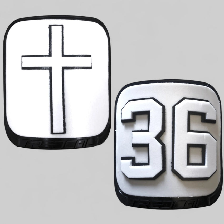 Cross and Number/Initials