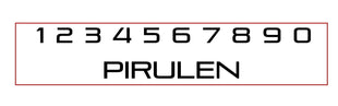 Any Number Pirulen Font image 1