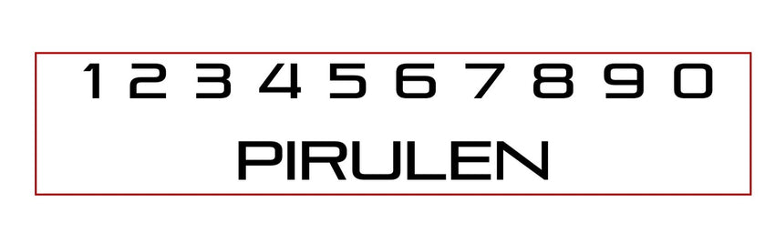 Any Number Pirulen Font image 1