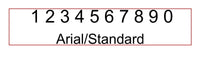 Large Single Number on Each Guard (Arial Font) image 1